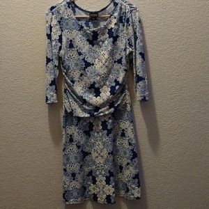 En Focus Studio slimming waist line dress